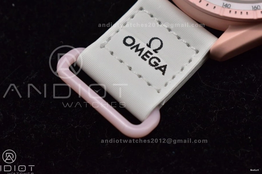 x Mission Strap Nylon to Venus Quartz Moonwatch Swatch Omega on Bioceramic 0403